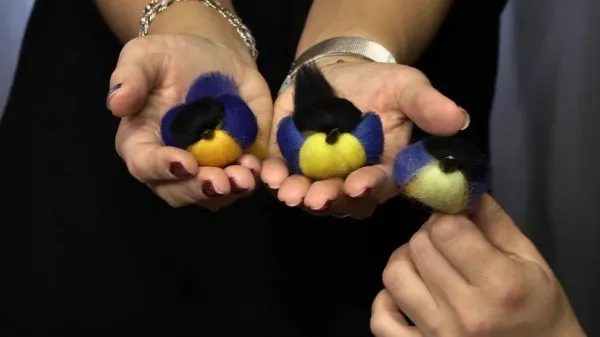 Самарцам рассказали, как сделать птичку из шерсти или ниток