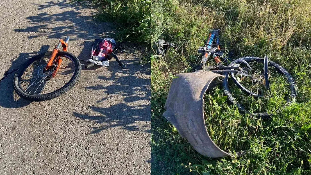 Появились фото и видео с места ДТП под Самарой, где 13 августа насмерть  сбили мальчика-велосипедиста