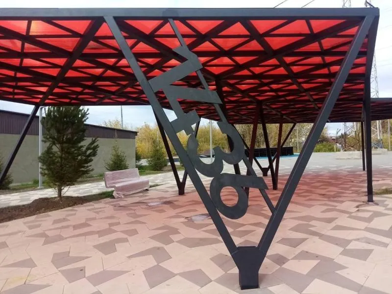 В Октябрьске построили павильон в честь самого длинного моста в Европе