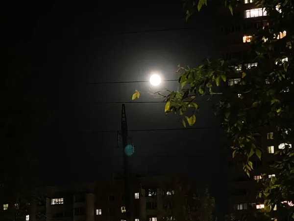 Жителям Самарской области показалась большая и яркая Луна