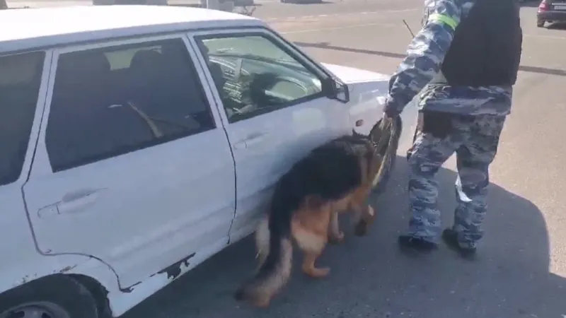 Отряд самарских полицейских несет службу на Северном Кавказе