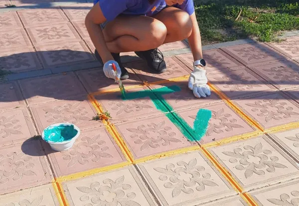 Волонтеры создают в чапаевских дворах площадки для активных игр