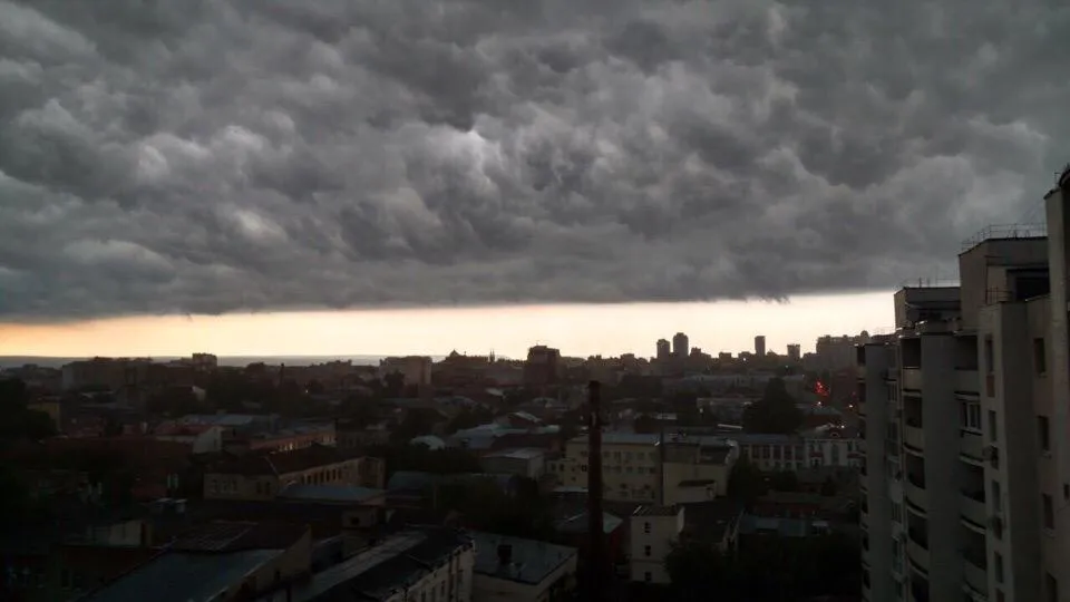 Шторм, ливень и град надвигаются на Самарскую область