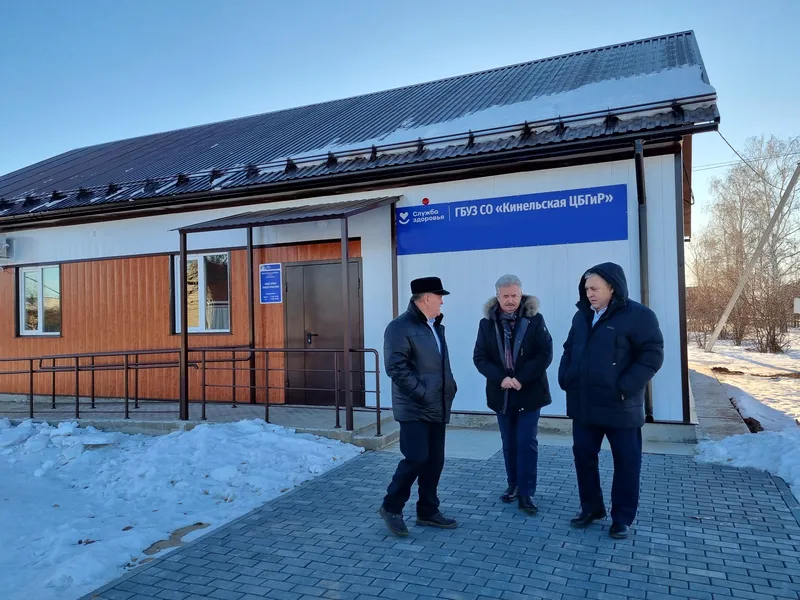 В селе Малая Малышевка возведено модульное здание врачебной амбулатории 