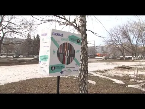 Креативная группа урбанистов установила несколько книжных шкафов на улицах Тольятти