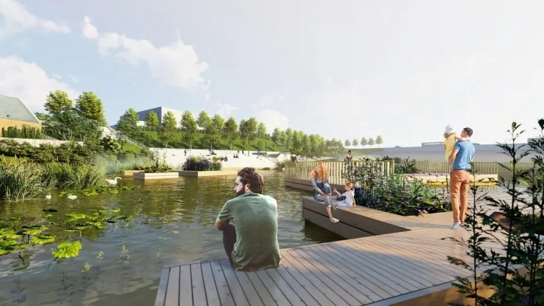 В Сызрани украшают Кремлевскую набережную 