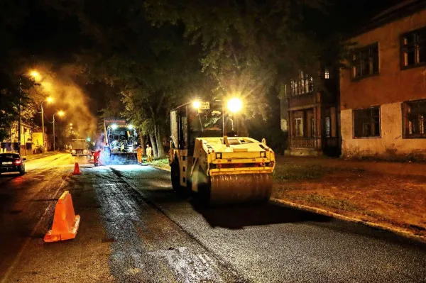 В Самаре на 70 % выполнен ремонт дороги на улице Каховской