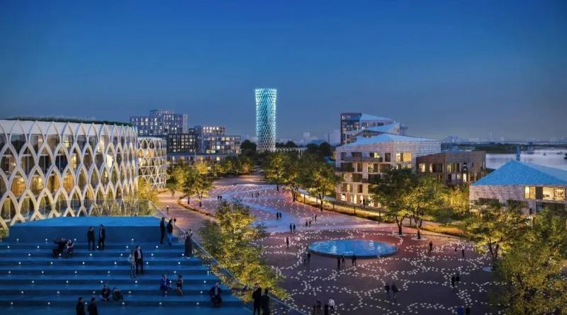 Новую концепцию развития территории стрелки двух рек в Самаре представили Дмитрию Азарову