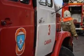 33 человека тушили пожар в Куйбышевском районе Самары