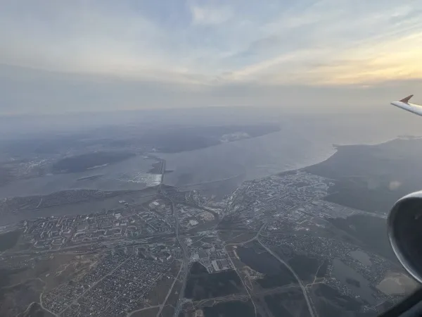 Самарец показал с высоты сброс воды с ГЭС и как разлилась Волга