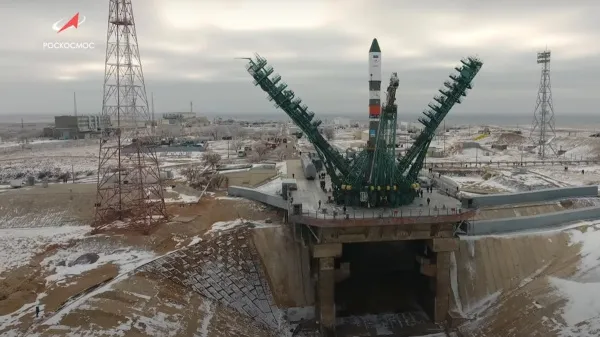 Самарская ракета-носитель готовится к старту на Байконуре