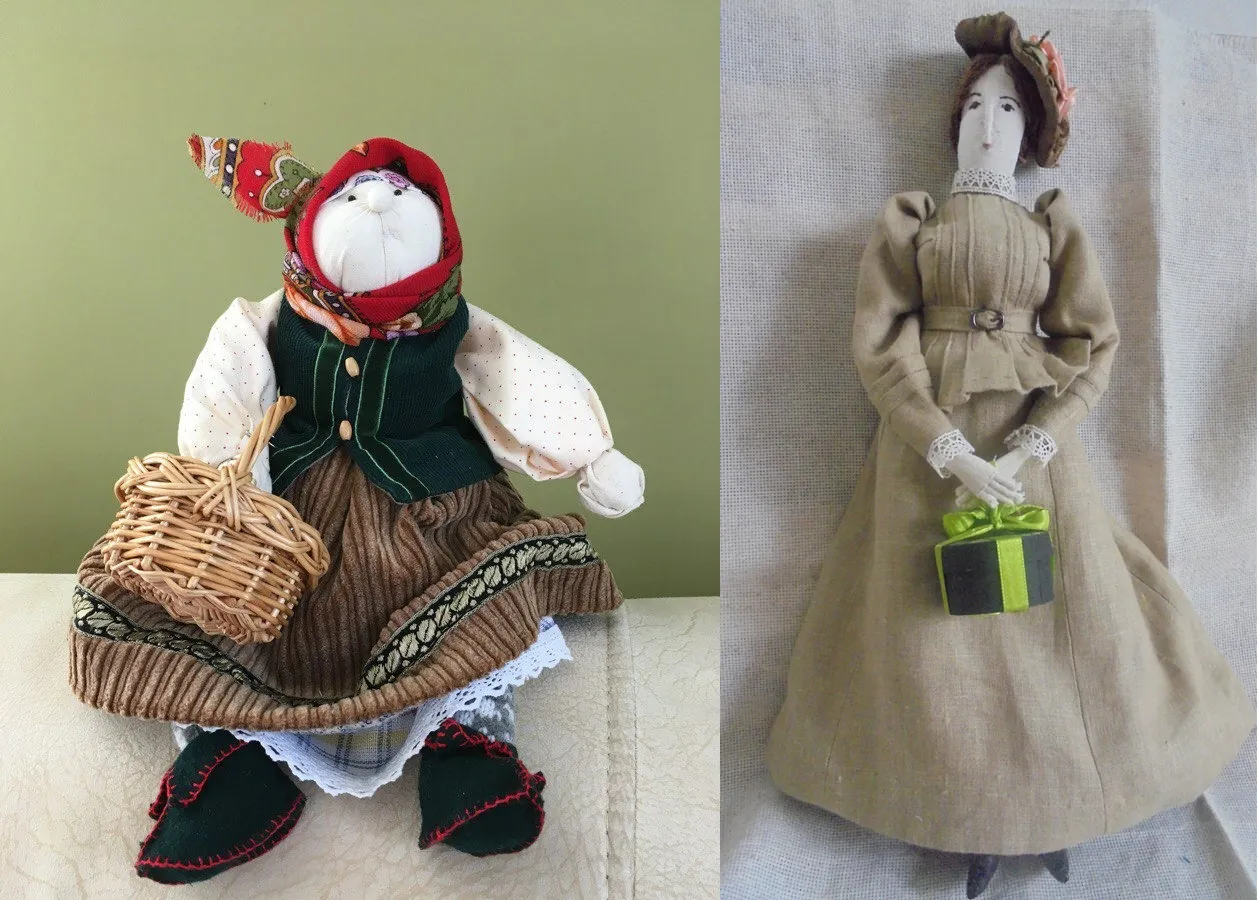 Кукла в русском народном костюме - Одежда и обувь для кукол своими руками | Бэйбики - 