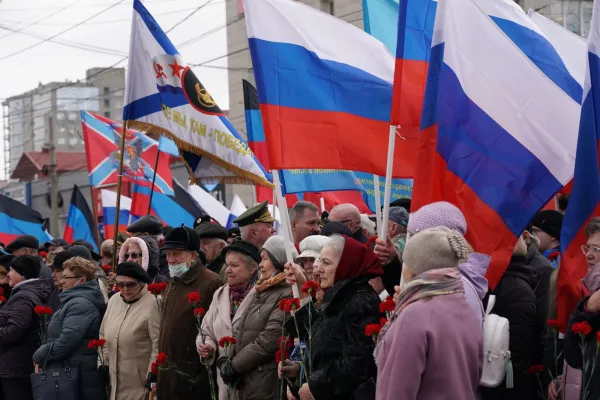 В Самаре прошла акция, приуроченная к годовщине провозглашения независимости ДНР