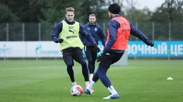 На зенитовской базе "Крылья Советов" готовятся к матчу на "Газпром Арене"