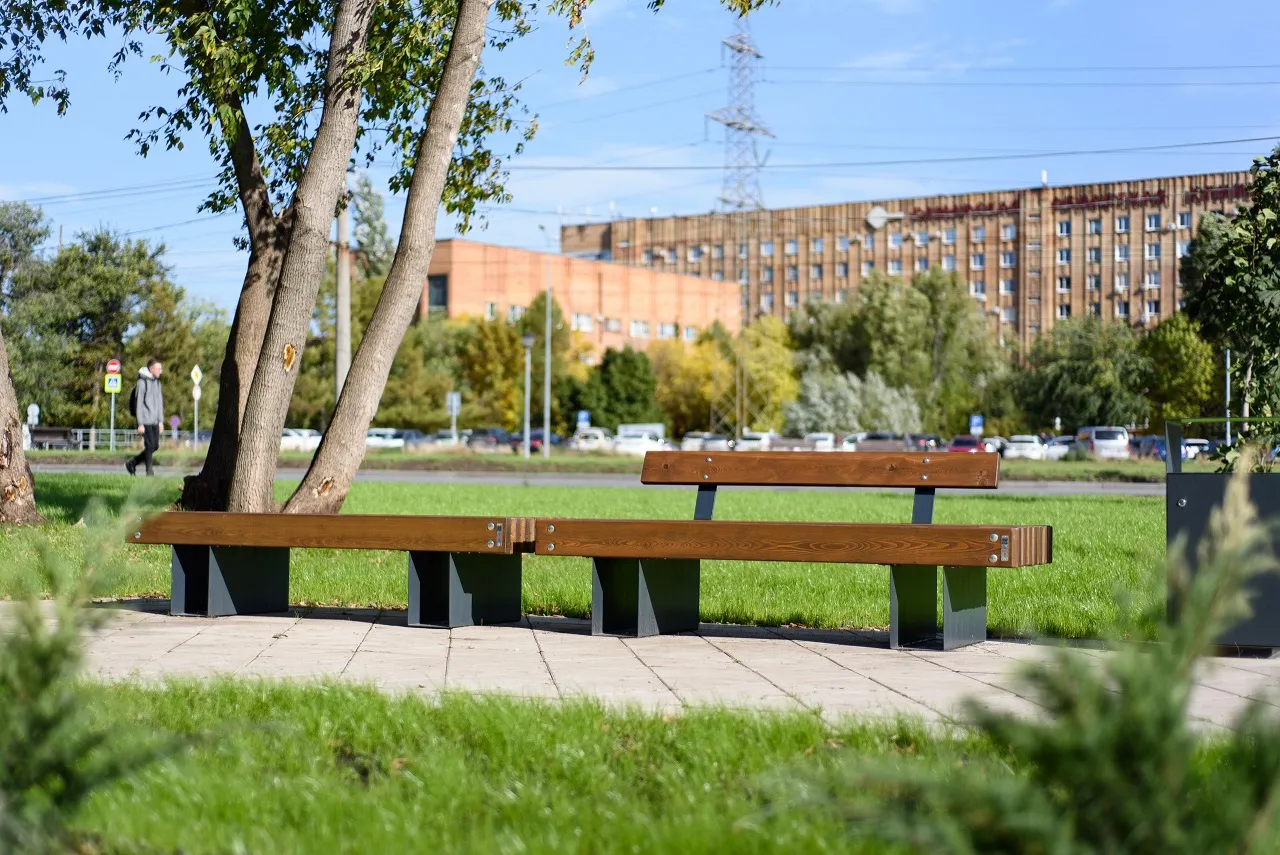 В Самаре на улице Ташкентской появился новый сквер | СОВА - главные новости  Самары