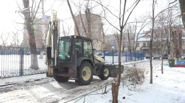 В Новокуйбышевске проверили, как очищают дворы от снега и льда