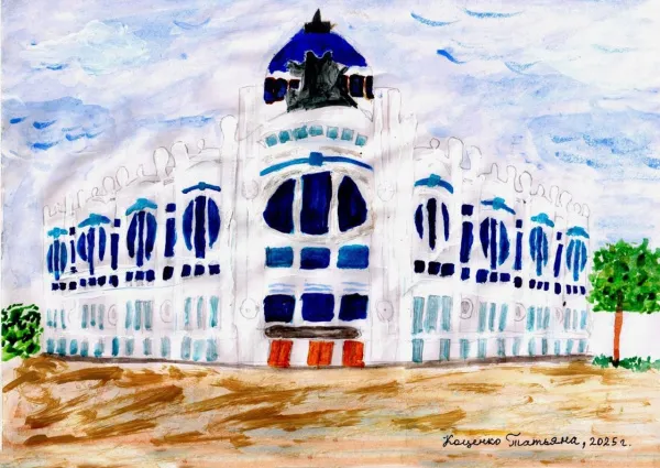 Юная художница из Самары выпустила открытку к 85-летию филармонии