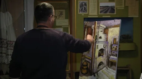 В селе Дубовый Умет состоялся первый зимний фестиваль-пленэр