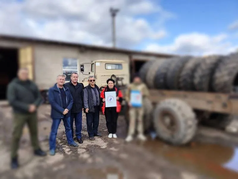 Отрадненцы отправили в зону СВО автомашину "Урал" 