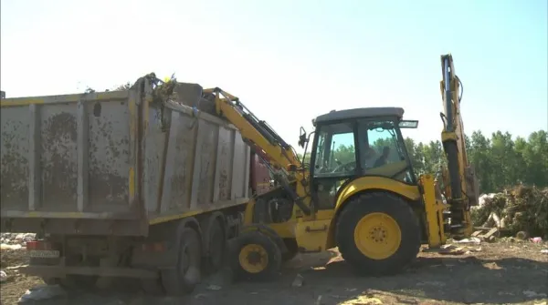 В Советском районе Самары ликвидируют незаконную свалку