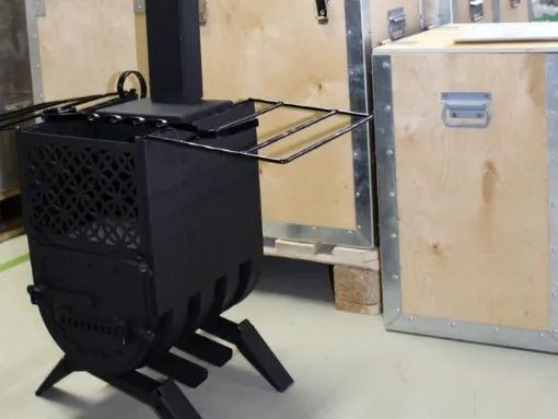 Тольяттинская компания на благотворительной основе снабжает участников СВО переносными печами