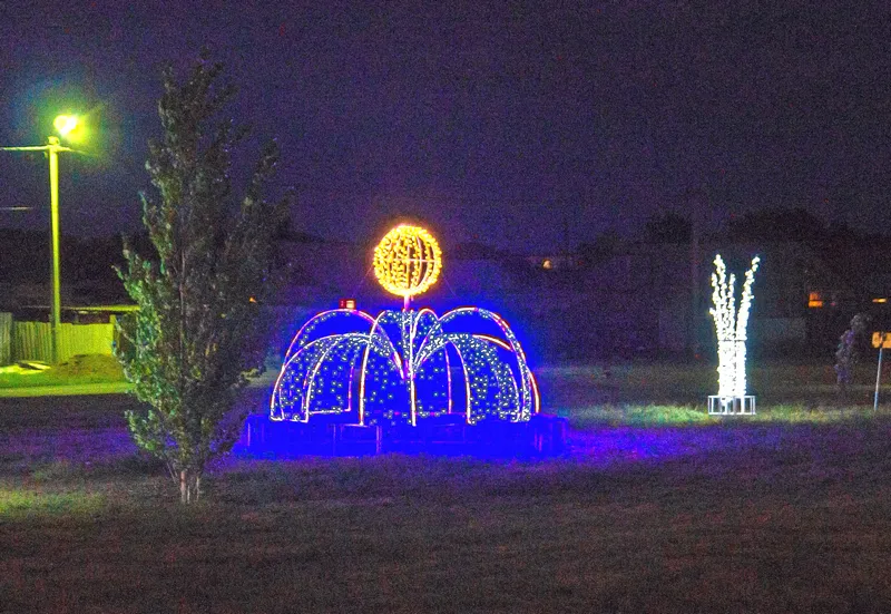 В Большой Черниговке благоустроили территории на въезде в село