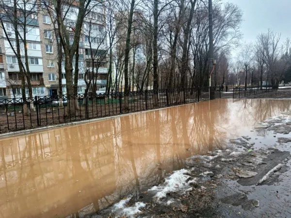 В Самаре 16 марта затопило парк Победы