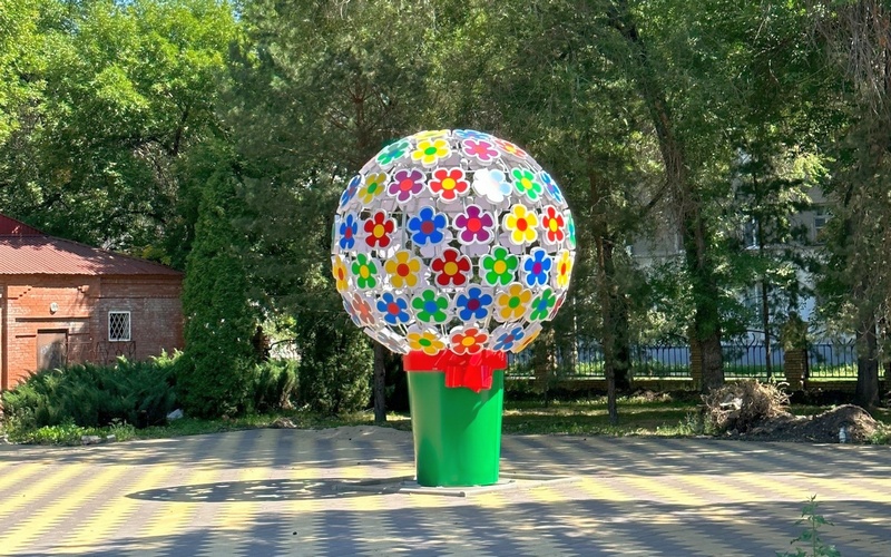 В Новокуйбышевске появился светодинамический фонтан 