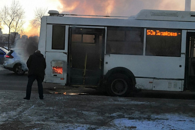 Видео: пассажир сгоревшего в Самаре автобуса № 50 рассказал, как начался пожар