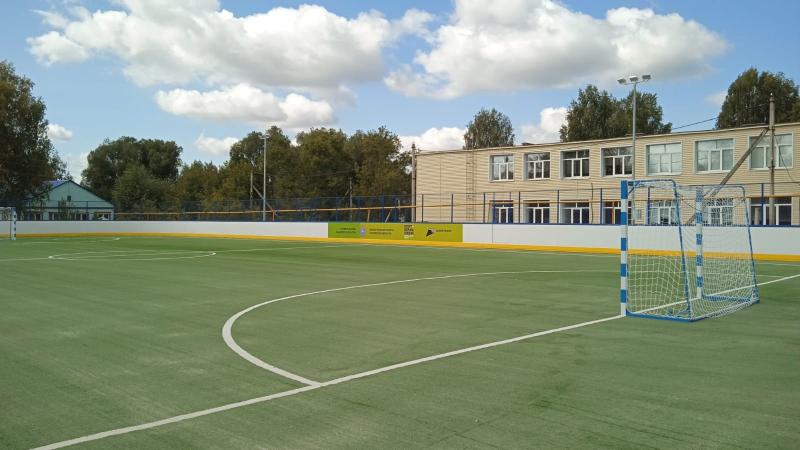 Жители Клявлинского района смогут заниматься на новой спортивной площадке 