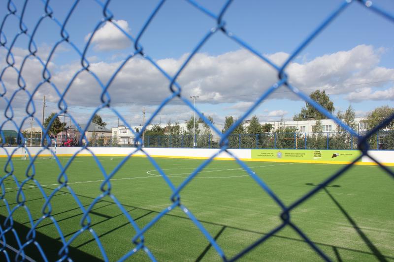 В Ставропольском районе появится еще одна универсальная спортивная площадка 
