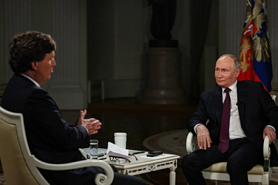 Опубликовано интервью Президента РФ Владимира Путина журналисту Такеру Карлсону
